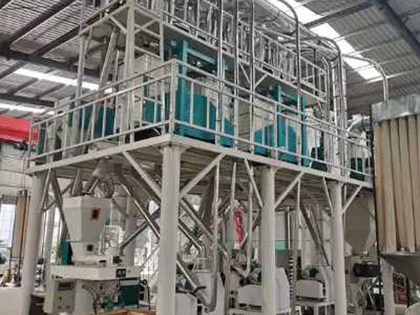 Fábrica de produção de farinha de milho com capacidade para 30 toneladas por dia