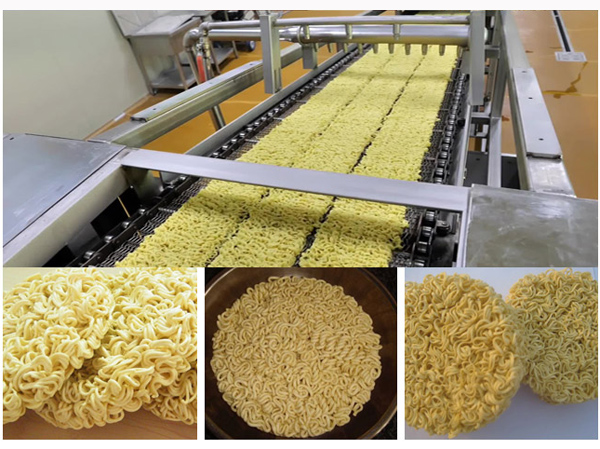 Linha de produção automática de macarrão instantâneo