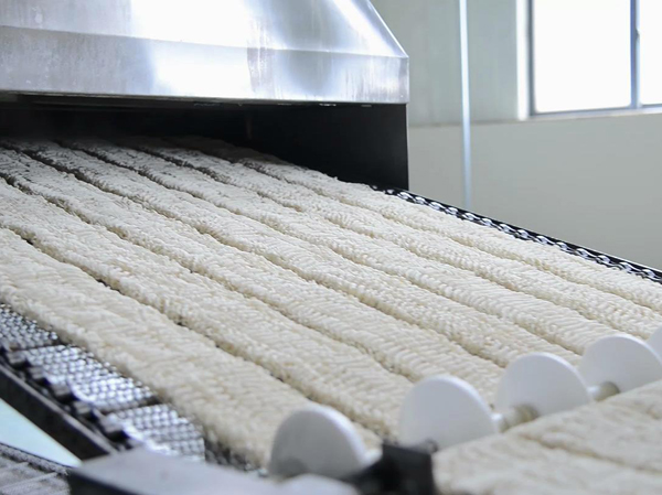 Linha de produção de macarrão instantâneo não frito
