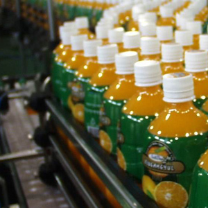 Linha de produção de bebidas