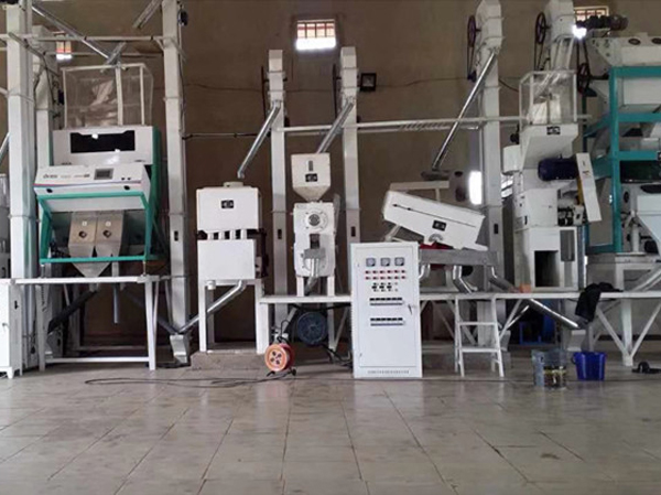 Máquina completa de processamento de farinha de arroz