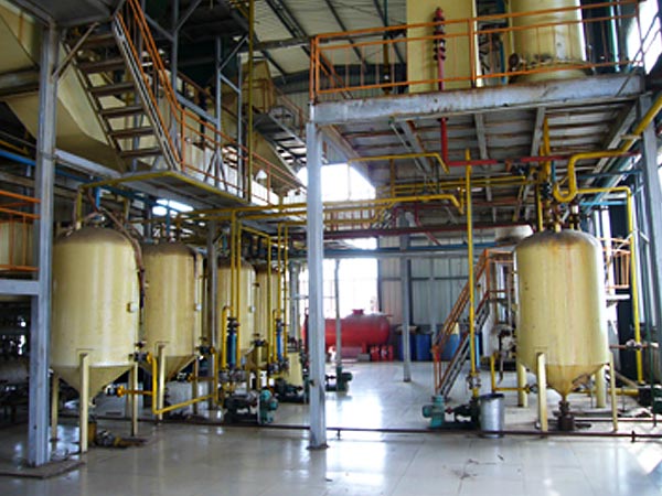 Fábrica de processamento de óleo de semente de algodão