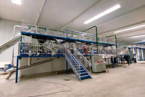 Máquina de refinação para extração de óleo de vaca