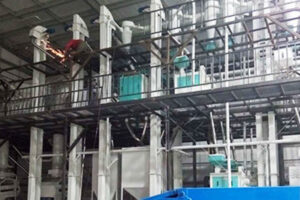 Máquina de processamento de farinha de lentilha