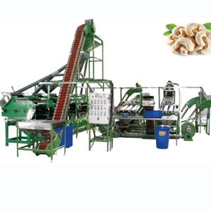 Linha de produção para limpeza de vegetais