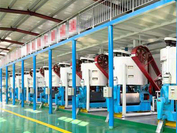Fábrica de produção de óleo de colza