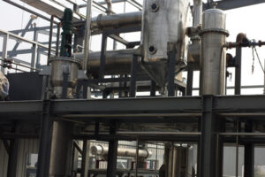 Linha de processamento de proteína de soja em pó
