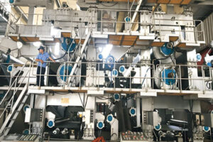 Linha de produção automática de papelão ondulado