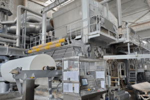 Linha de produção automática de papel higiênico