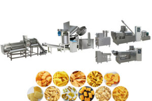 Fabricante de linha de produção automática de alimentos puff