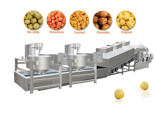 Fabricante de linha de produção automática de pipocas esféricas