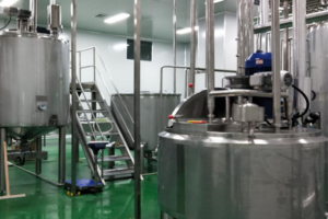 Linha de produção automática de bebidas à base de chá